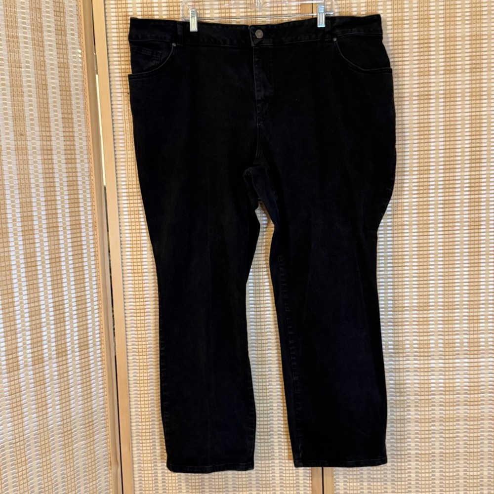 Lee‎ Womens 26W Jeans Mid Rise Straight  Leg Black Streetwear Whimsigoth Boho